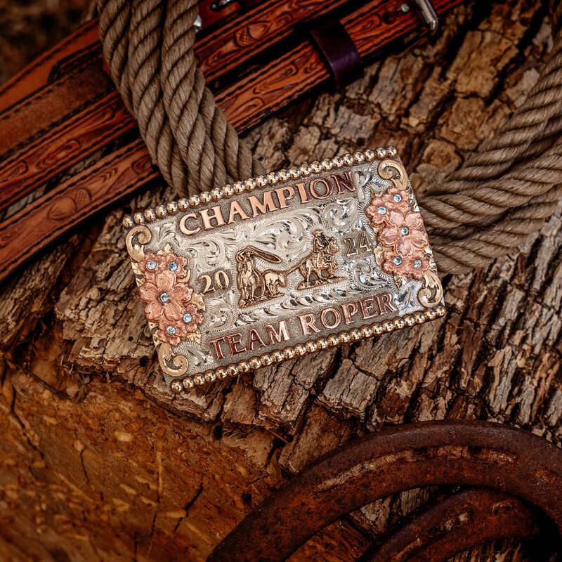Cowgirl Box Buckle - Rodeo Buckles